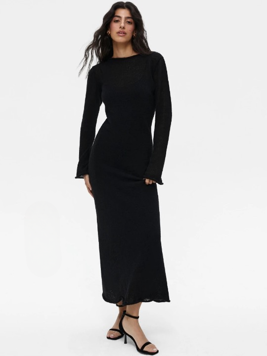 Elbira Light Knit Tissue Maxi Dress