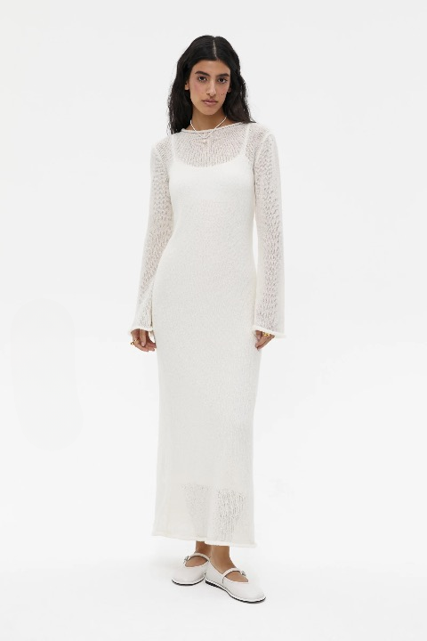 Elbira Light Knit Tissue Maxi Dress